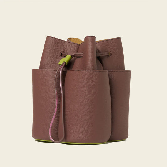 Merisan Petal Leather Crossbody Bag