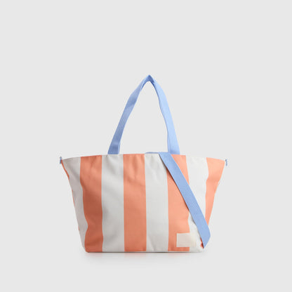 Striped Rivelle Beach Tote