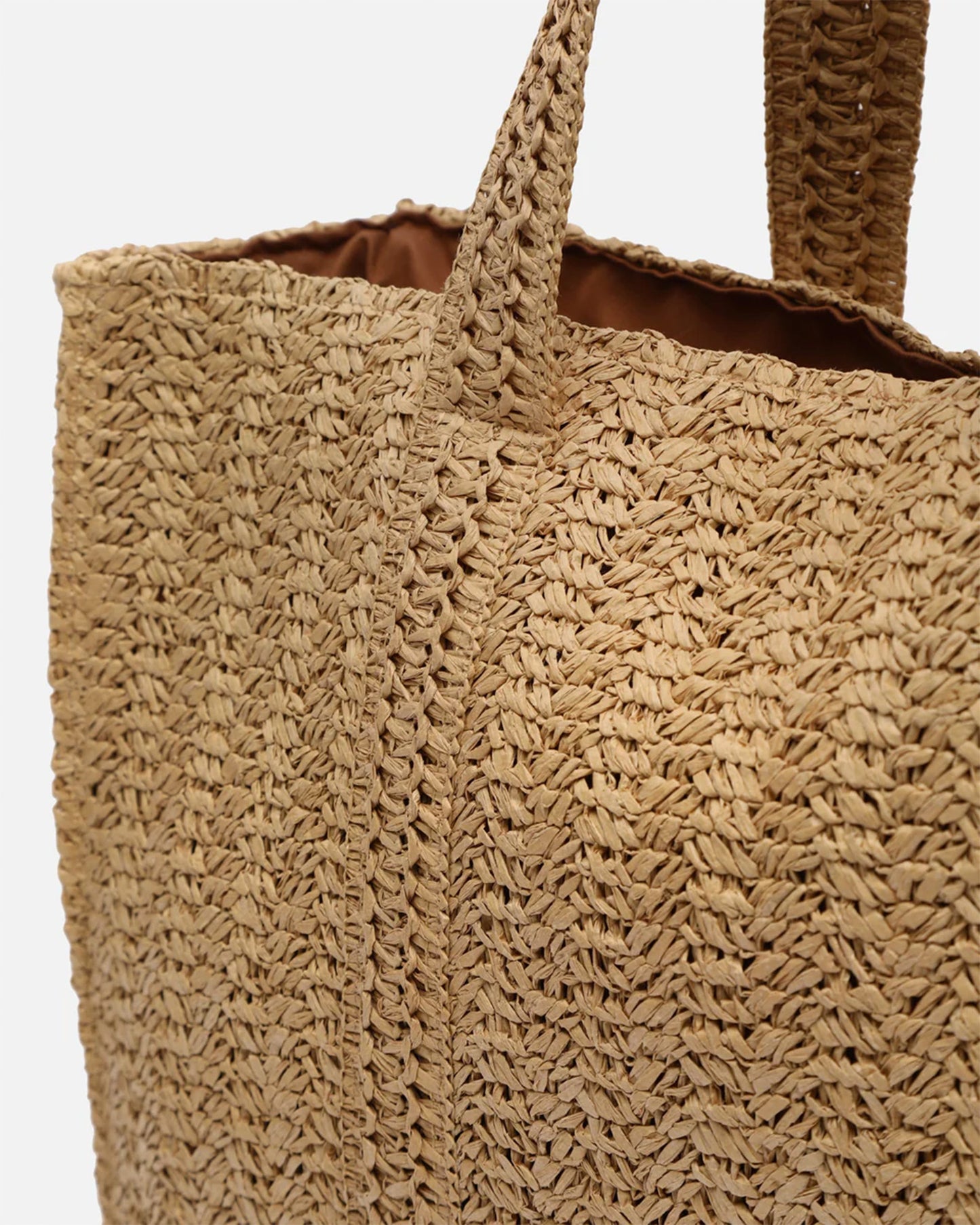 Ophira Raffia Effect Shopper Bag
