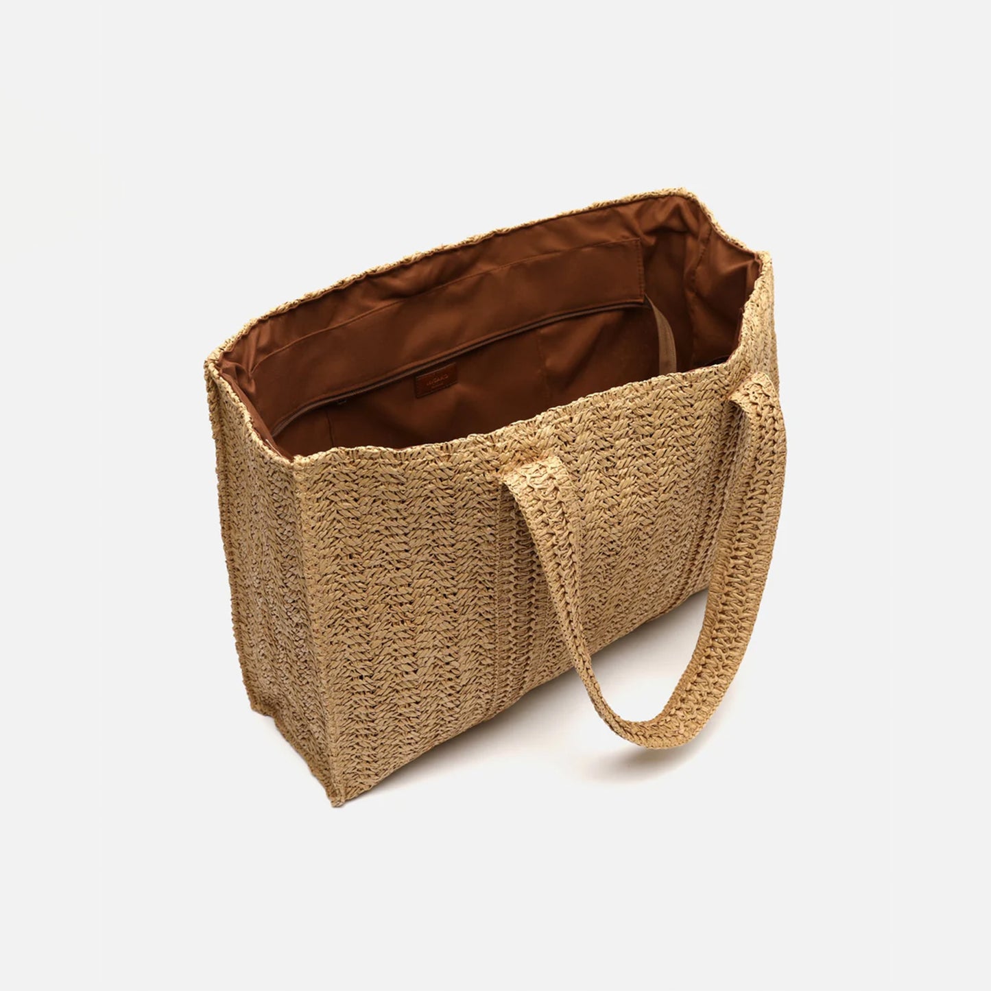 Ophira Raffia Effect Shopper Bag