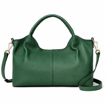 Estley Genuine Leather Satchel Tote