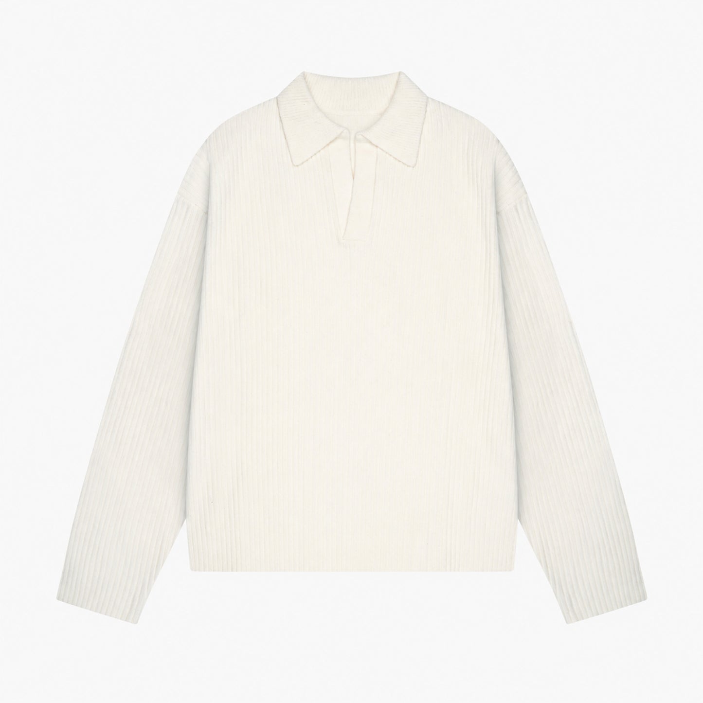 Beckett Oversized Cotton V-Neck Sweater