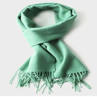 Green Wrapture Cashmere Scarf