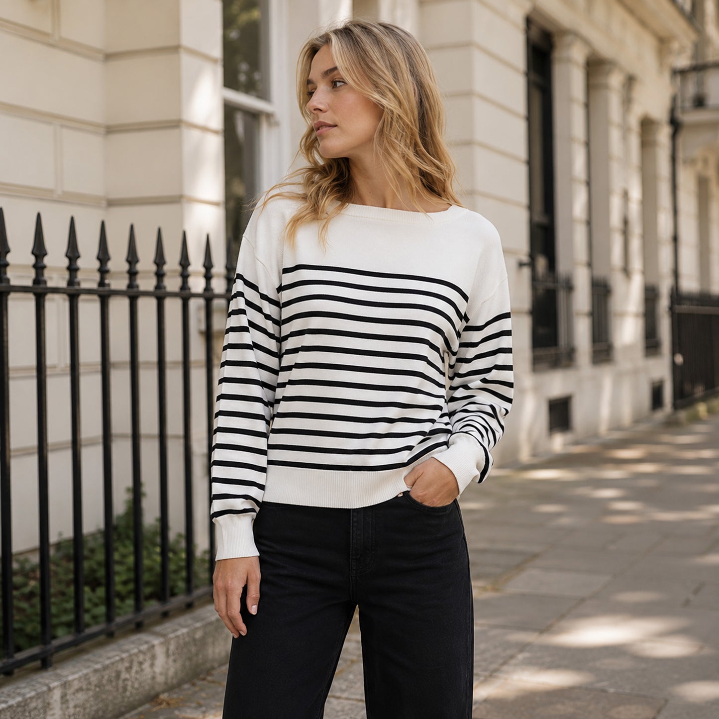 Solvej Boat Neck Pullover