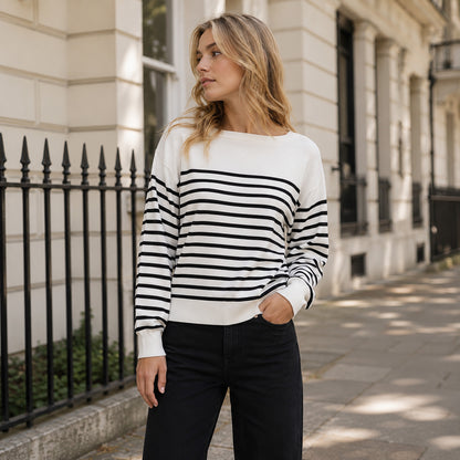 Solvej Boat Neck Pullover