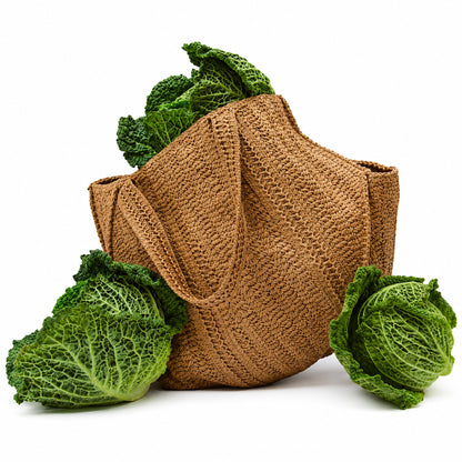 Ophira Raffia Effect Shopper Bag