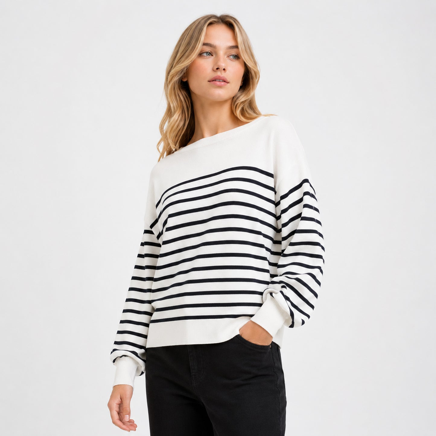 Solvej Boat Neck Pullover