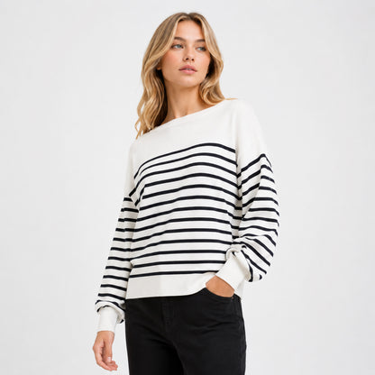 Solvej Boat Neck Pullover