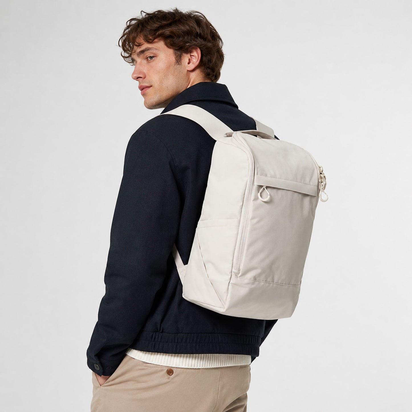 Weft Black Backpack