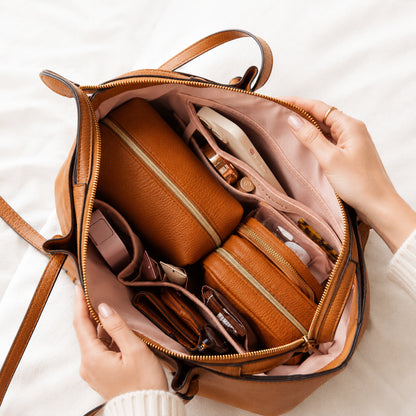 Amelle Tote in Cognac