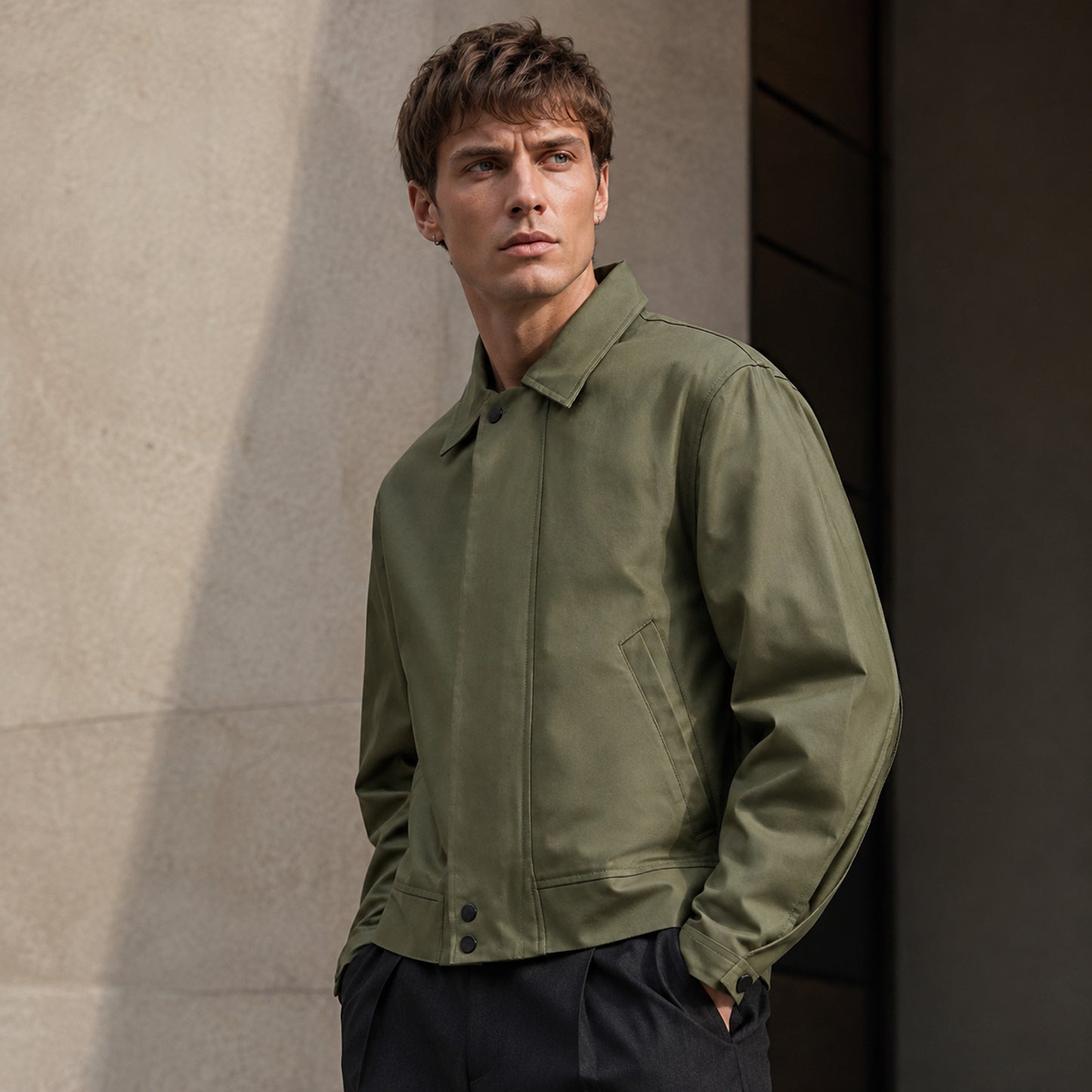 Wrenley Heavy Woven Overshirt