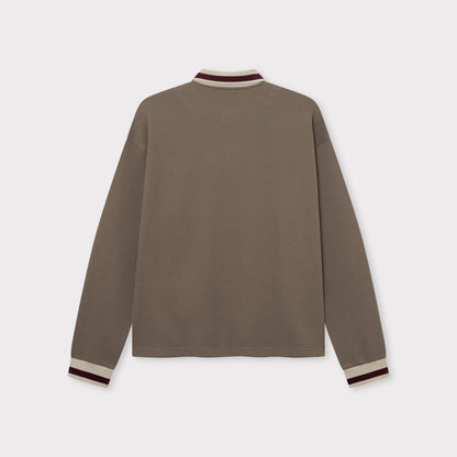 Rowan Oversized Long-Sleeve Polo
