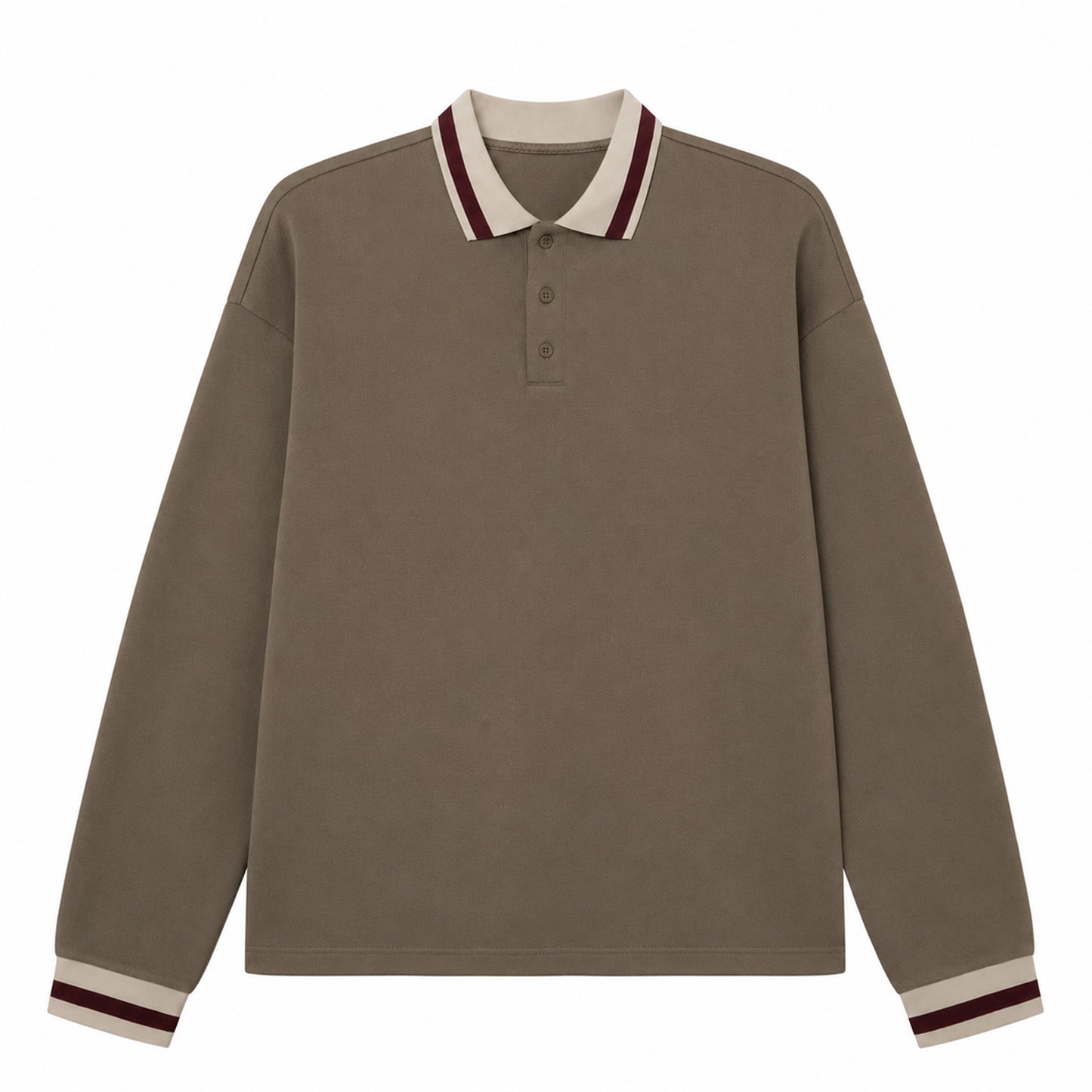 Rowan Oversized Long-Sleeve Polo