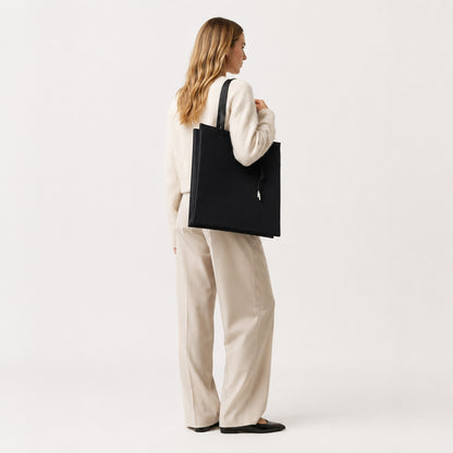 Verel Satellite Black Tote