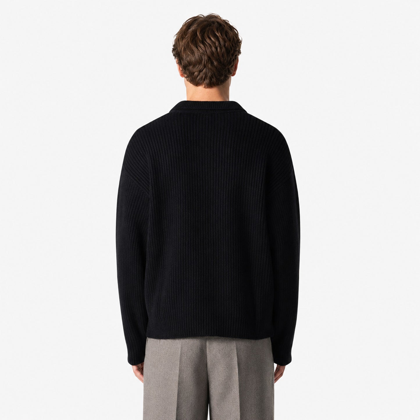 Beckett Oversized Cotton V-Neck Sweater