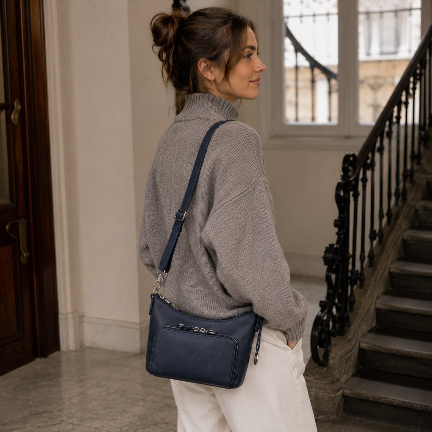 Avery Leather Crossbody Bag