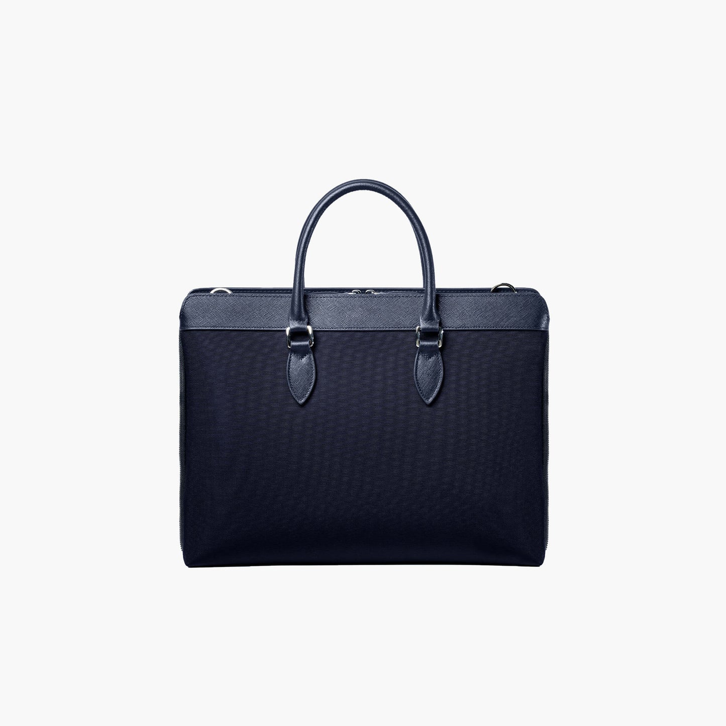 Marne Apex Leather-Trimmed Slim Briefcase