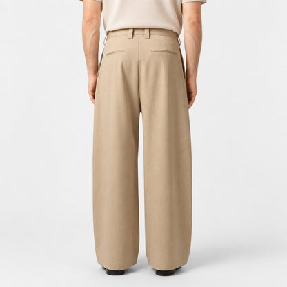 Torren Pleated Loose-Fit Pants